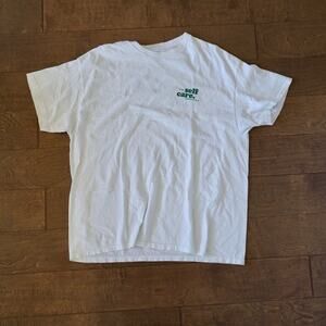 Mac Miller Self Care Short Sleeve Pullover T Shirt White Mens Size XL